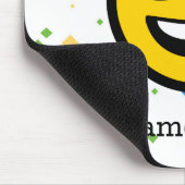 Tapis De Souris Lunettes de soleil fraîches Emoji (Coin)