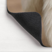 Tapis De Souris Lunettes de soleil sur la queue d'un chien (Coin)