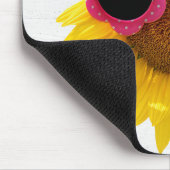 Tapis De Souris Lunettes De Soleil Sur Tournesol (Coin)