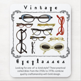 Tapis De Souris Lunettes de vue vintages 01