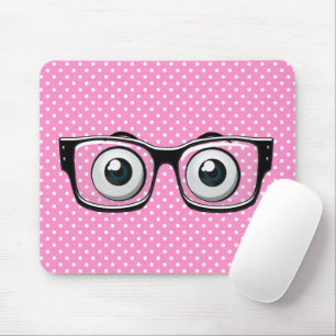 Tapis De Souris Lunettes en Pois