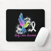 Tapis De Souris Lung Awareness Pearl Ribbon (Avec souris)