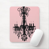 Tapis De Souris Lustre et rose (Avec souris)