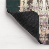 Tapis De Souris Lustre français pourpre en bois de grange rustique (Coin)