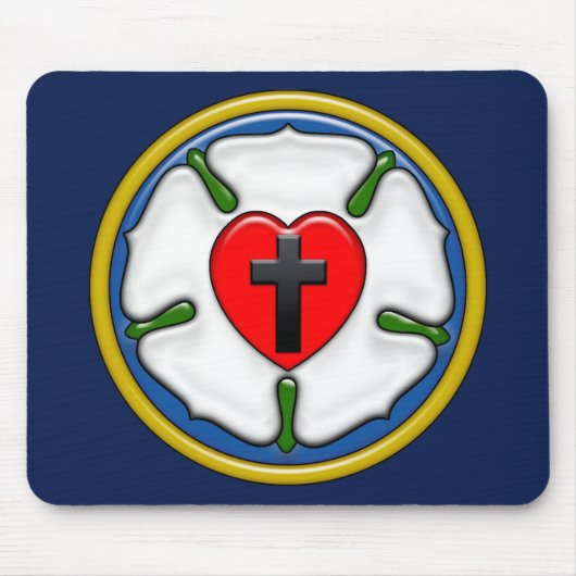 Tapis De Souris Luther Rose en relief (Devant)