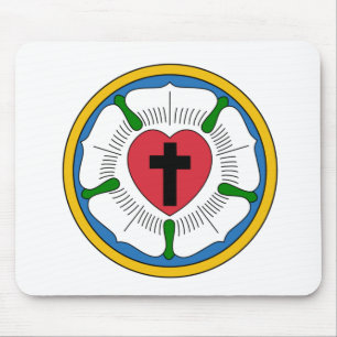 Tapis De Souris Lutherrose Luther Rose Lutheranisme Martin Luther