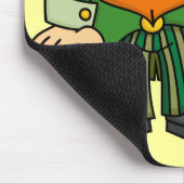 Tapis De Souris Lutin avec de la bière Mousepad (Coin)