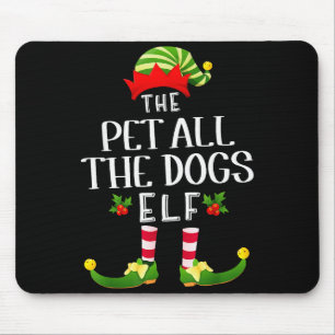 Tapis De Souris Lutin de Noël Pet All The Dogs tenue de pyjama ass