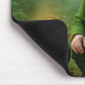 Tapis De Souris Lutin Irlandais avec un Pot d'Or (Coin)