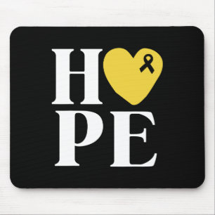 Tapis De Souris Lutte contre le cancer chez les enfants Hope Gold