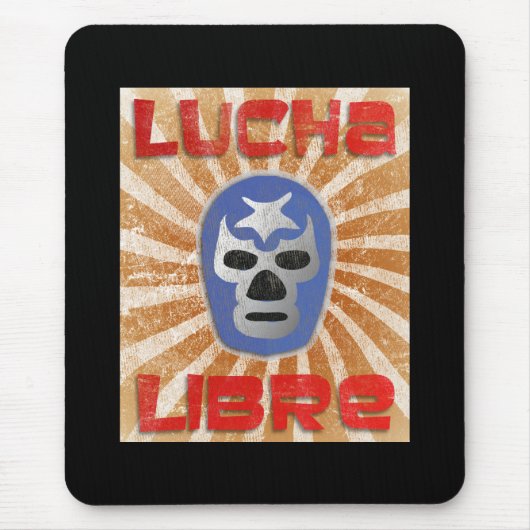 Tapis De Souris Lutte mexicaine de Lucha Libre (Devant)