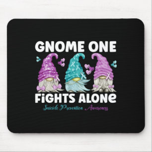 Tapis De Souris Lutte solitaire du gnome masculin pour la préventi