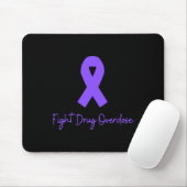 Tapis De Souris Lutter Contre La Surdose De Drogue Sensibilisation (Avec souris)