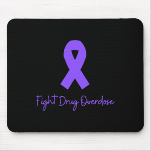 Tapis De Souris Lutter Contre La Surdose De Drogue Sensibilisation