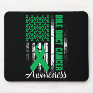 Tapis De Souris Lutter Contre le cancer de la bille Kelly Green Ri