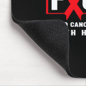 Tapis De Souris Lutter contre le cancer du sang - Ruban rouge (Coin)