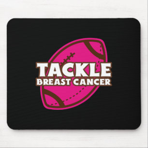 Tapis De Souris Lutter contre le cancer du sein American Football