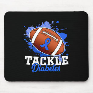 Tapis De Souris Lutter contre le diabète bleu Diabète Type 1 Sensi