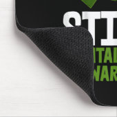 Tapis De Souris Lutter contre le Ruban vert de la Stigmatisation L (Coin)