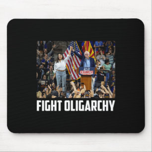 Tapis De Souris Lutter Contre L'Oligarchie Bernie Sanders Et Aoc N