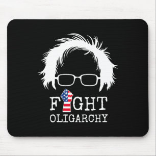Tapis De Souris Lutter Contre L'Oligarchie Sanders Et Aoc Liberter
