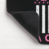 Tapis De Souris Lutter Pour Un Pompier Cure Us Drapeau Cancer Du S (Coin)
