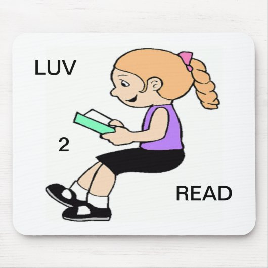 TAPIS DE SOURIS LUV 2 LIRE (Devant)