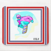 Tapis De Souris Luv to Snowboard (Devant)