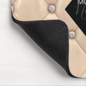 Tapis De Souris Luxueux Monogramme Or Tufté (Coin)