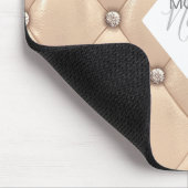 Tapis De Souris luxueux monogramme tufté or (Coin)