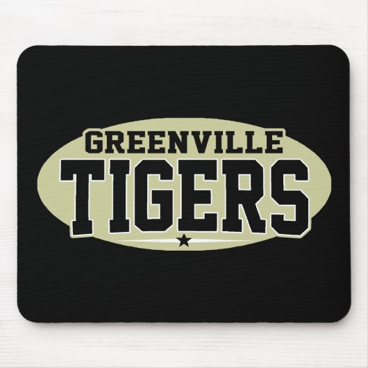 Tapis De Souris Lycée de Greenville; Tigers (Devant)