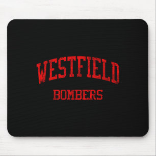 Tapis De Souris Lycée de Westfield Hs Westfield Ma Vintage Srts