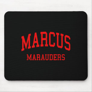 Tapis De Souris Lycée Marcus hs flower mound tx rétro