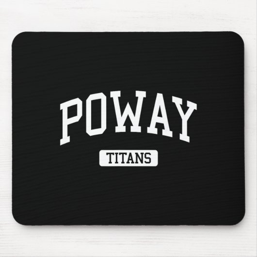 Tapis De Souris Lycée Poway High School Hs Ca Graphisme (Devant)