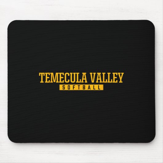 Tapis De Souris Lycée Temecula Valley Softll (Devant)