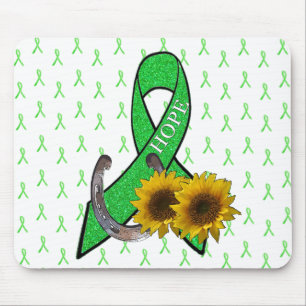 Tapis De Souris Lyme Disease Hope Country et Western Ribbon