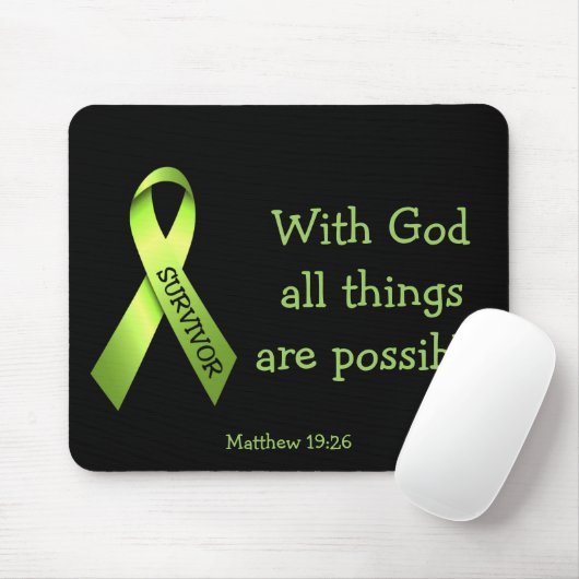 Tapis De Souris Lymphome Survivant Mousepad (Avec souris)