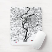 Tapis De Souris Lyon, France (Avec souris)