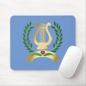 Tapis De Souris Lyre d'or (Avec souris)