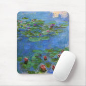 Tapis De Souris Lys à eau rouge, Claude Monet (Avec souris)