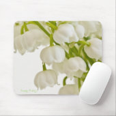 Tapis De Souris Lys blancs (Avec souris)