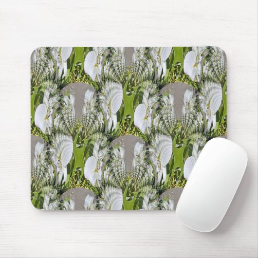 Tapis De Souris Lys blancs...... (Avec souris)
