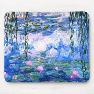 Tapis De Souris Lys d'eau rose Monet