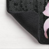 Tapis De Souris Lys Roses Avec Arroses Mousepad (Coin)