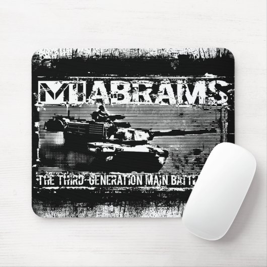 Tapis De Souris M1 Abrams Mousepad (Avec souris)