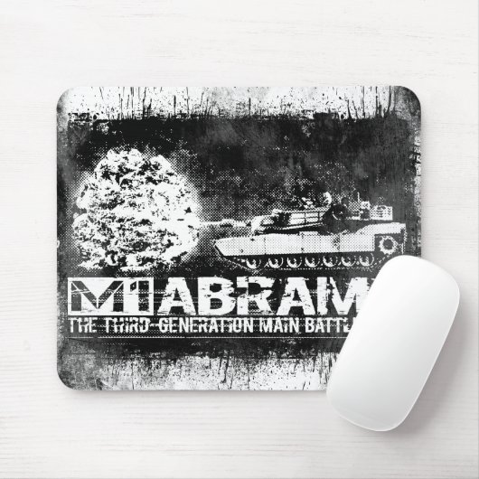 Tapis De Souris M1 Abrams Mousepad (Avec souris)