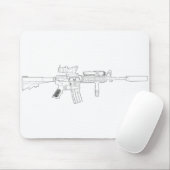 Tapis De Souris M4 SOPMOD Mousepad (Avec souris)