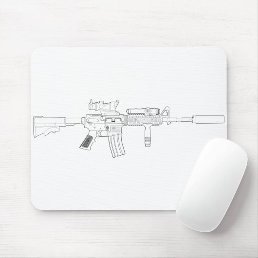 Tapis De Souris M4 SOPMOD Mousepad (Avec souris)