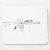 Tapis De Souris M4 SOPMOD Mousepad (Devant)