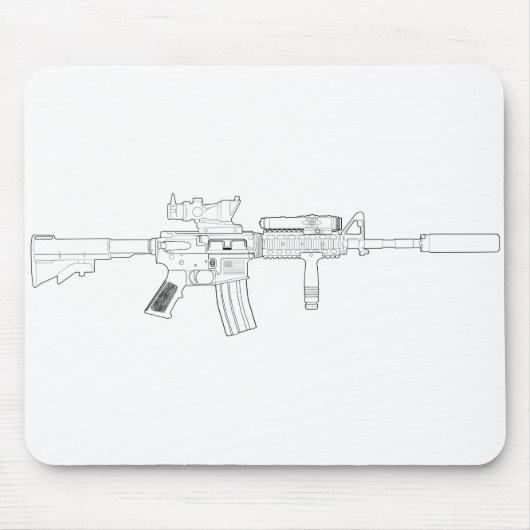 Tapis De Souris M4 SOPMOD Mousepad (Devant)
